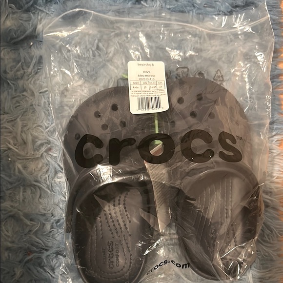 CROCS Other - Crocs Navy Baya KIDS Size J3